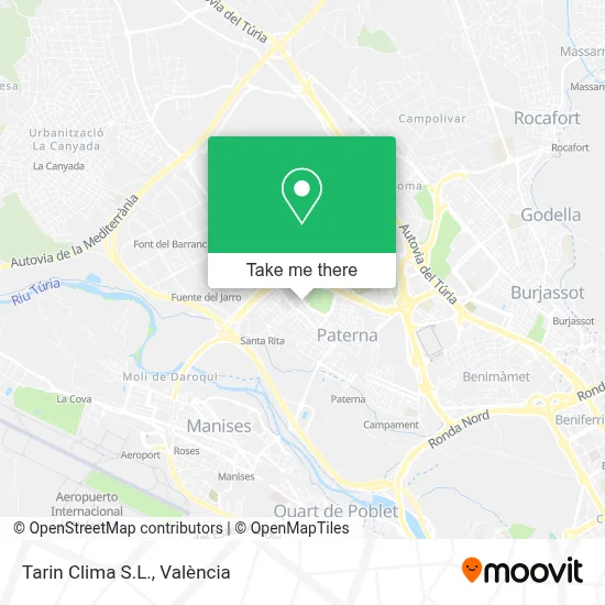 Tarin Clima S.L. map