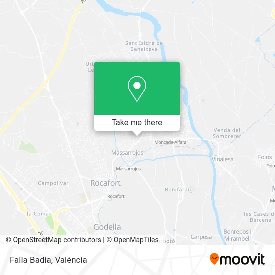 Falla Badia map