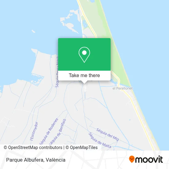 Parque Albufera map