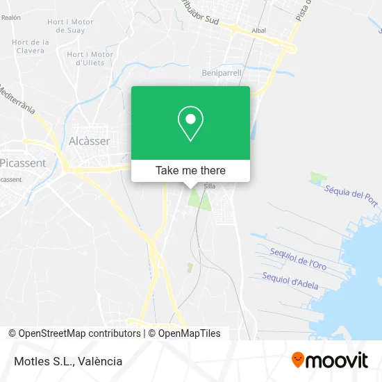 Motles S.L. map