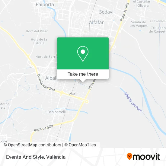 Events And Style map