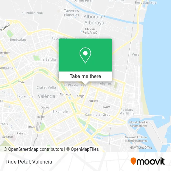 Ride Petal map