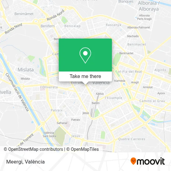 Meergi map