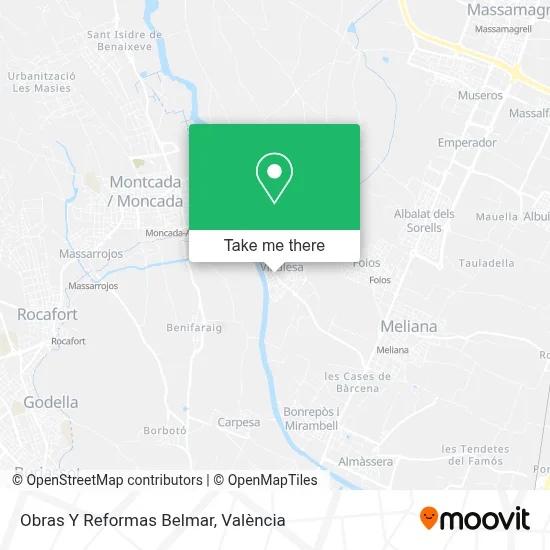 Obras Y Reformas Belmar map