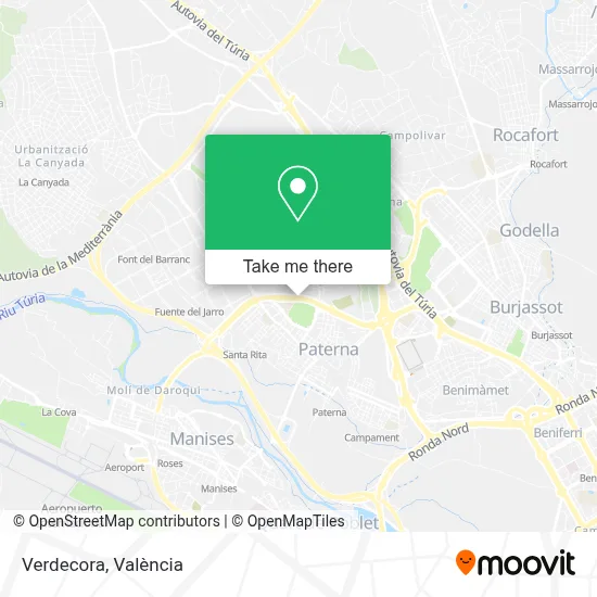Verdecora map