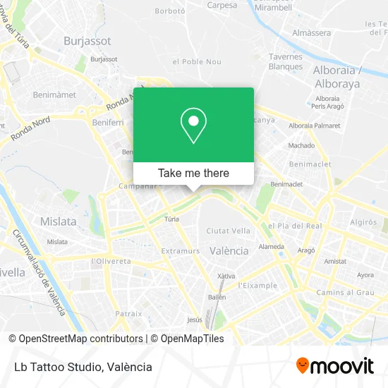 Lb Tattoo Studio map