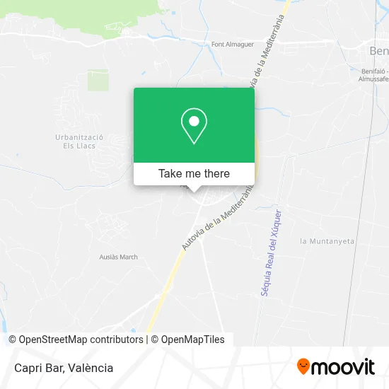 Bar Capri map