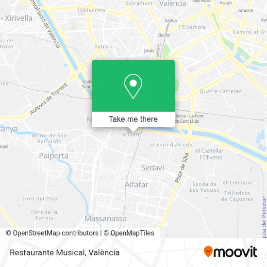 Restaurante Musical map