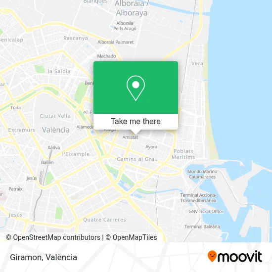 Giramon map