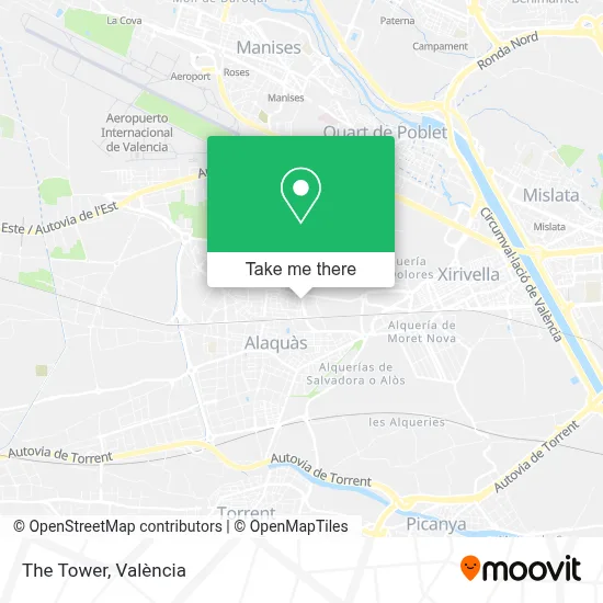 La Torre map