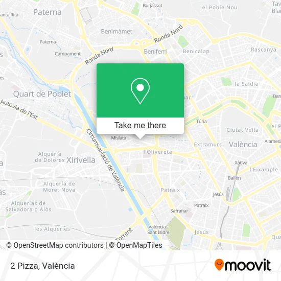 2 Pizza map
