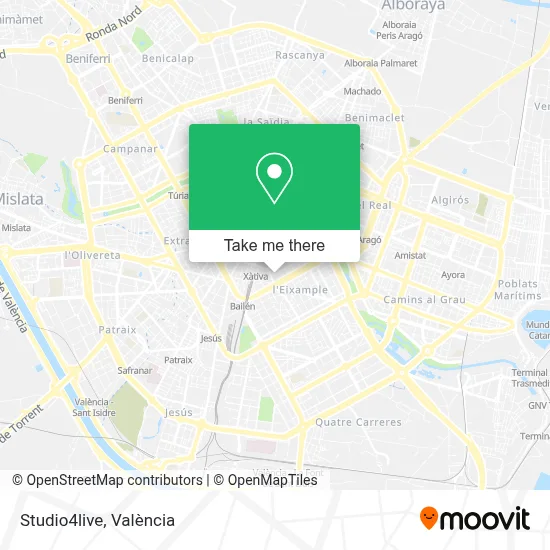 Studio4live map