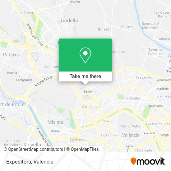 Expeditors map