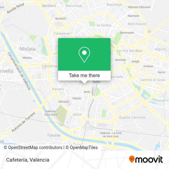 Cafetería map