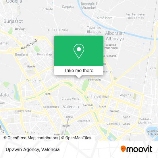 Up2win Agency map