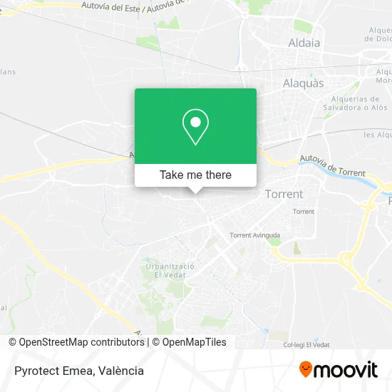 Pyrotect Emea map