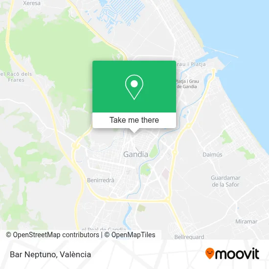 Bar Neptuno map