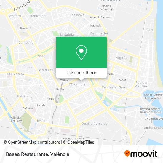 Basea Restaurante map