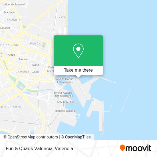 Fun & Quads Valencia map