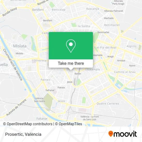 Prosertic map