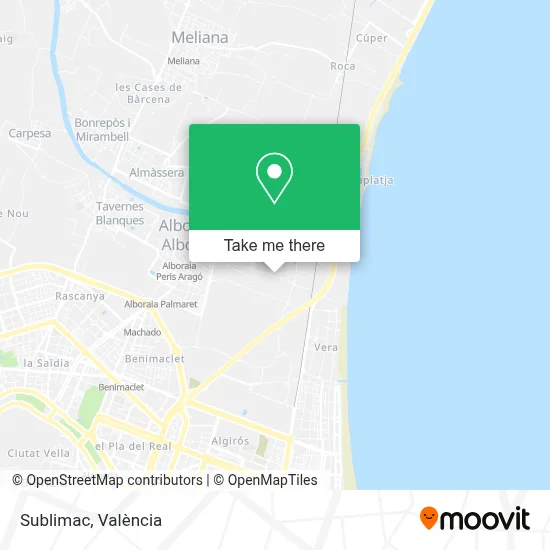 Sublimac map