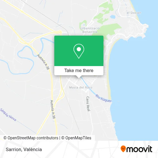 Sarrion map
