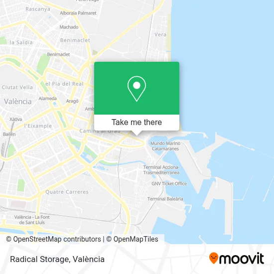 Radical Storage map