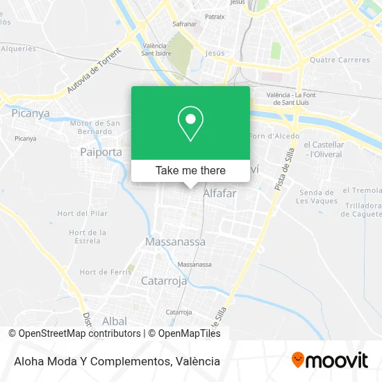 Aloha Moda Y Complementos map