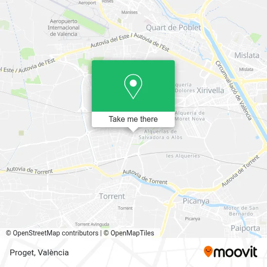 Proget map