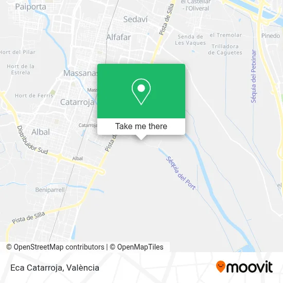 Eca Catarroja map