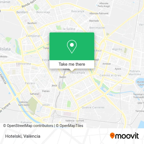 Hotelski map