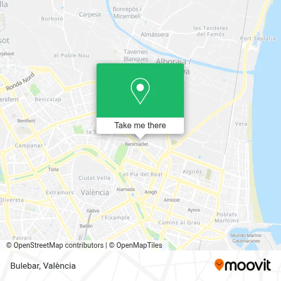 Bulebar map