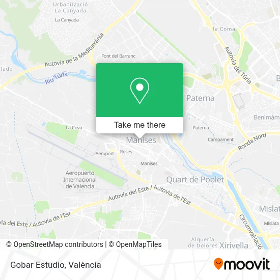 Gobar Estudio map