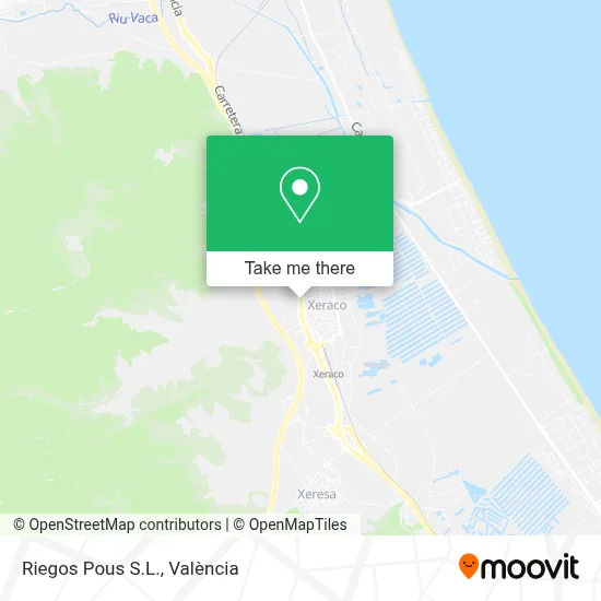 Riegos Pous S.L. map