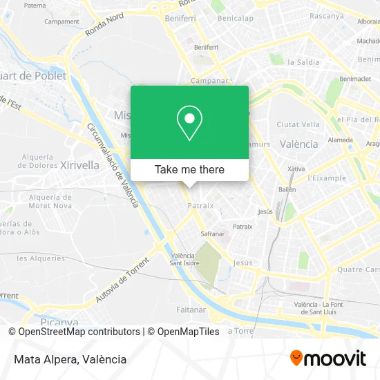 Mata Alpera map