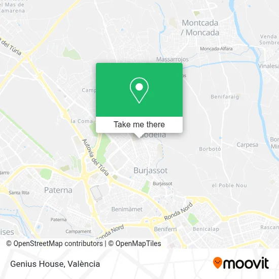 Genius House map