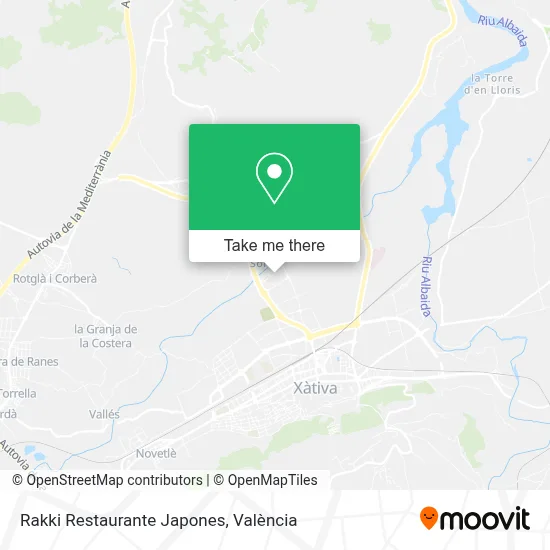Rakki Restaurante Japones map