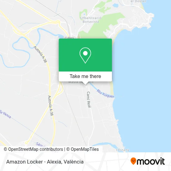 Amazon Locker - Alexia map