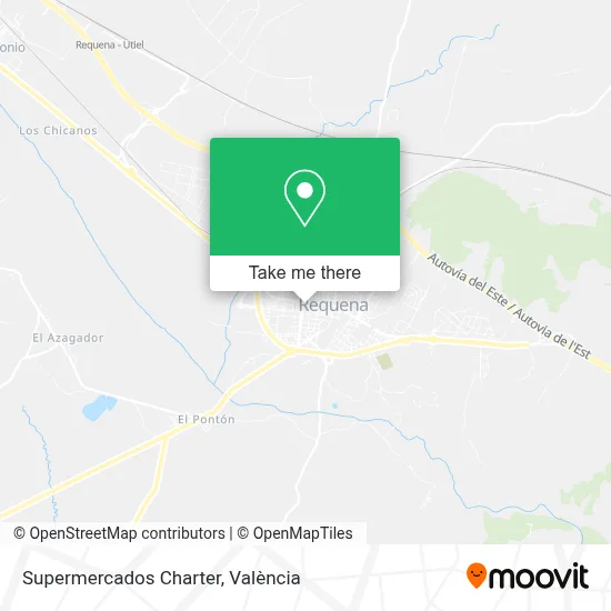Supermercados Charter map
