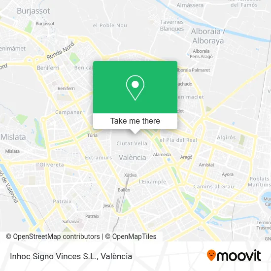 Inhoc Signo Vinces S.L. map