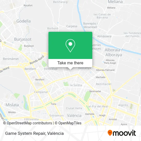 Game System Repair map
