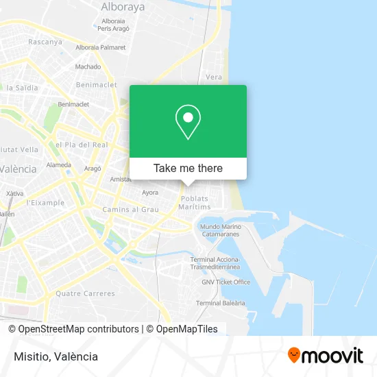 Misitio map