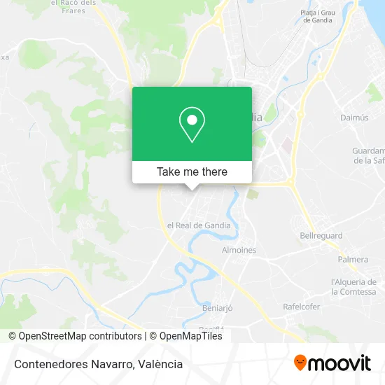 Contenedores Navarro map