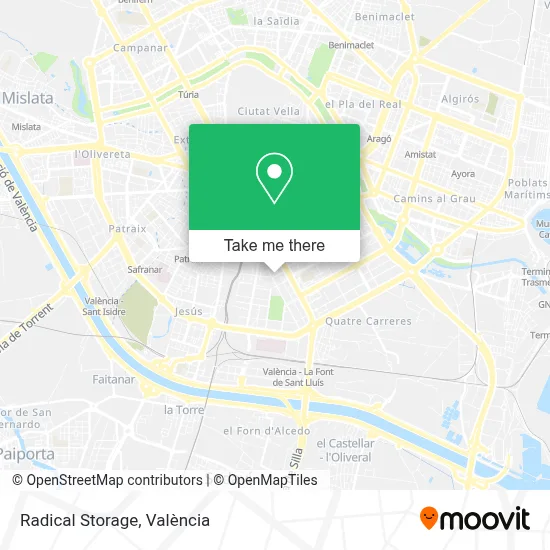 Radical Storage map