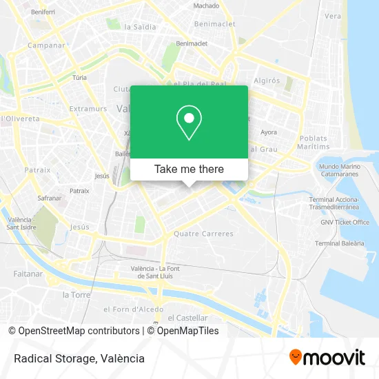 Radical Storage map