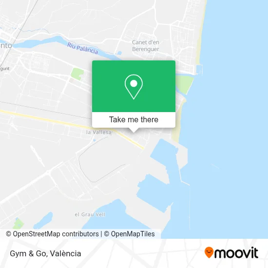 Gym & Go map