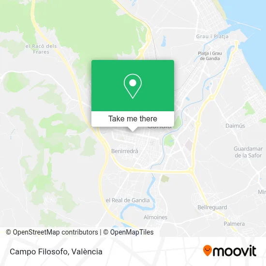 Campo Filosofo map
