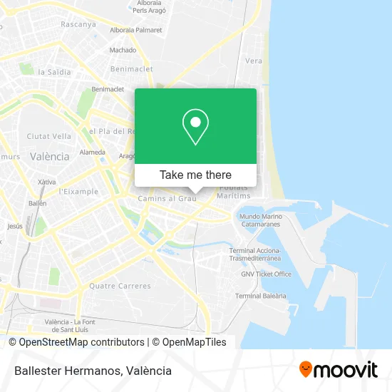 Ballester Hermanos map