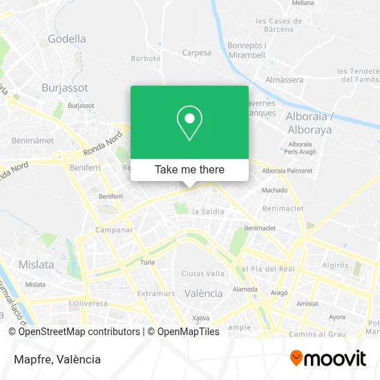 Mapfre map