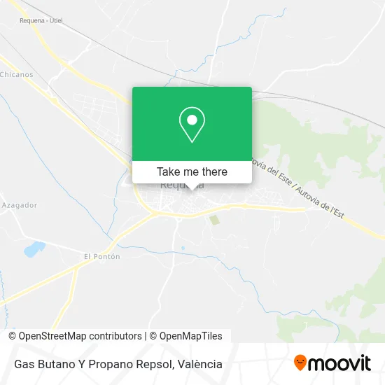 Gas Butano Y Propano Repsol map